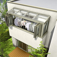 バルコニーまわり